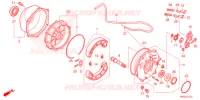 FLASQUE   MACHOIRES DE FREIN ARRIERE pour Honda FOURTRAX 520 FOREMAN 4X4 BASE de 2022