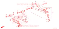 TRIANGLES AVANT pour Honda FOURTRAX 520 FOREMAN 4X4 BASE de 2022