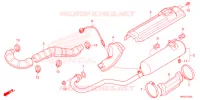 SILENCIEUX D'ECHAPPEMENT pour Honda FOURTRAX 520 FOREMAN 4X4 EPS de 2022