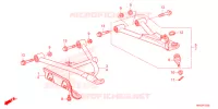 TRIANGLES AVANT pour Honda FOURTRAX 520 FOREMAN 4X4 EPS de 2022