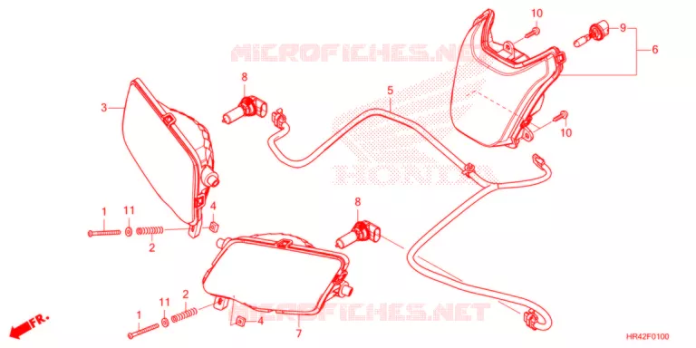 PHARE Honda ATV 520 FOURTRAX 2022  TRX520FM2N