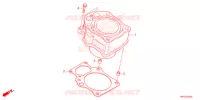 CYLINDRE pour Honda FOURTRAX 520 FOREMAN 4X4 EPS de 2022