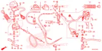 LEVIER DE GUIDON   CABLE   COMMODO pour Honda FOURTRAX 520 FOREMAN 4X4 EPS de 2022