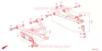 TRIANGLES AVANT pour Honda FOURTRAX 520 FOREMAN 4X4 EPS de 2022