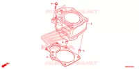 CYLINDRE pour Honda FOURTRAX 520 FOREMAN RUBICON 4X4 EPS de 2022
