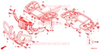 SUPPORT pour Honda FOURTRAX 520 FOREMAN RUBICON 4X4 EPS de 2022