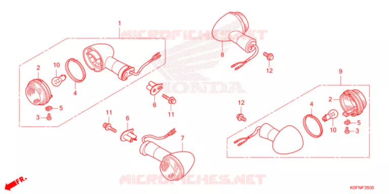 CLIGNOTANT Honda MOTO 125 MONKEY 2022  Z125MAN