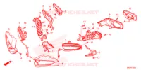 CLIGNOTANT   RETROVISEUR pour Honda GL 1800 GOLD WING TOUR DCT, NAVI, AIRBAG de 2022