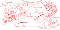 AUTOCOLLANTS pour Honda GL 1800 GOLD WING TOUR de 2022