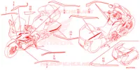 AUTOCOLLANTS pour Honda GL 1800 GOLD WING TOUR de 2022