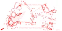 GUIDON   CARENAGE pour Honda FORZA 350 VOICE CONTROL de 2022