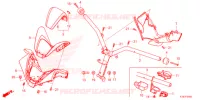 GUIDON   CARENAGE pour Honda FORZA 350 ED de 2022