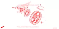 ROUE ARRIERE pour Honda SH 150 ABS de 2022
