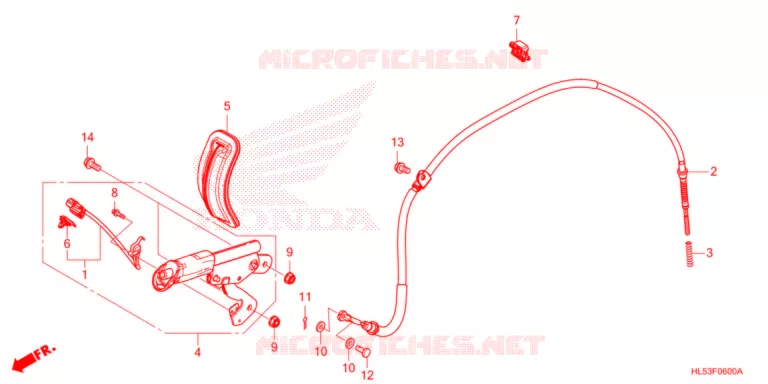 FREIN DE STATIONNEMENT Honda ATV 520 PIONEER 2021  SXS520MM