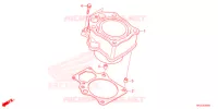 CYLINDRE pour Honda FOURTRAX 420 RANCHER 4X4 Manual Shift de 2022
