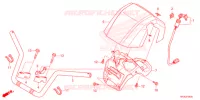 GUIDON pour Honda FOURTRAX 420 RANCHER 4X4 Manual Shift de 2022