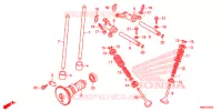 ARBRE A CAMES   SOUPAPE pour Honda FOURTRAX 520 FOREMAN RUBICON 4X4 AT DCT EPS de 2022