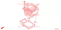 CYLINDRE pour Honda FOURTRAX 520 FOREMAN RUBICON 4X4 AT DCT EPS de 2022