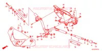 GUIDON   CARENAGE pour Honda BIZ 125 PARTIDA ELETRICA, RODAS RAIADAS de 2012