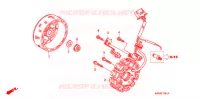 ALTERNATEUR pour Honda BIZ 125 PARTIDA ELETRICA, RODAS FUNDIDAS de 2012