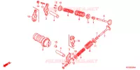 ARBRE A CAMES   SOUPAPE pour Honda BIZ 125 PARTIDA ELETRICA, RODAS FUNDIDAS de 2012