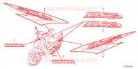 AUTOCOLLANTS pour Honda BIZ 125 PARTIDA ELETRICA, RODAS FUNDIDAS de 2012