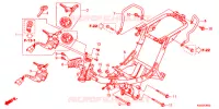 CADRE pour Honda BIZ 125 PARTIDA ELETRICA, RODAS FUNDIDAS de 2012