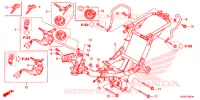 CADRE pour Honda BIZ 125 PARTIDA ELETRICA, RODAS FUNDIDAS de 2014