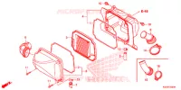 FILTRE A AIR pour Honda BIZ 125 PARTIDA ELETRICA, RODAS FUNDIDAS de 2014