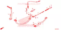 PEDALE   KICK pour Honda BIZ 125 PARTIDA ELETRICA, RODAS FUNDIDAS de 2014