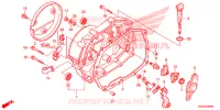 CARTER MOTEUR DROIT pour Honda BIZ 125 PARTIDA ELETRICA, RODAS FUNDIDAS de 2015
