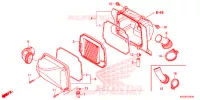 FILTRE A AIR pour Honda BIZ 125 PARTIDA ELETRICA, RODAS FUNDIDAS de 2017