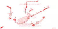 PEDALE   KICK pour Honda BIZ 125 PARTIDA ELETRICA, RODAS FUNDIDAS de 2017