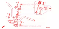 GUIDON   TE DE FOURCHE pour Honda CG 125 CARGO PARTIDA ELETRICA de 2011