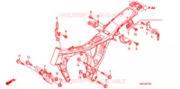 CADRE pour Honda CG 125 FAN KICK de 2010