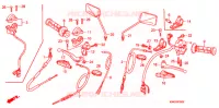 LEVIER DE GUIDON   CABLE   COMMODO pour Honda CG 125 FAN KICK de 2010