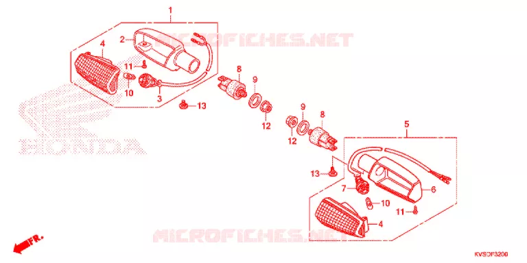CLIGNOTANT Honda MOTO 150 CG 2014  CG150ESD