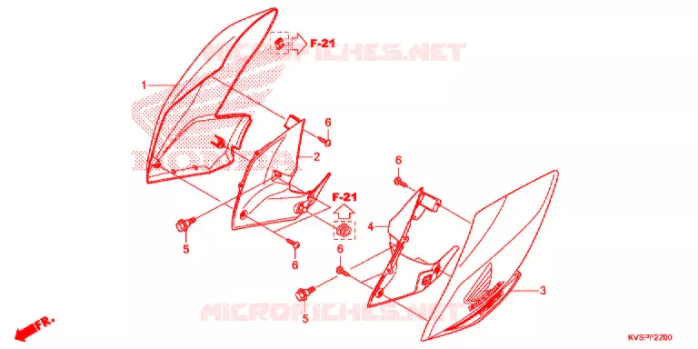 OUIES DE RADIATEUR Honda MOTO 160 CG 2017  CG160CESG