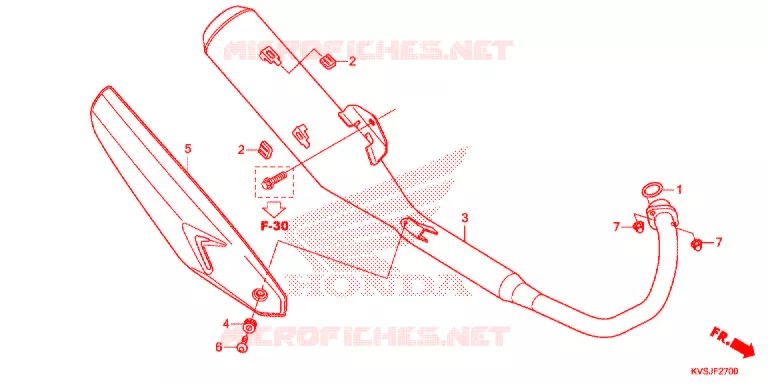 SILENCIEUX D'ECHAPPEMENT Honda MOTO 160 CG 2019  CG160CESK