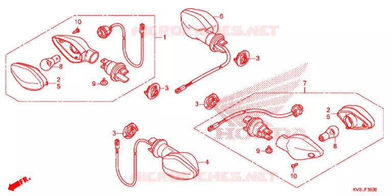 CLIGNOTANT Honda MOTO 160 CG 2020  CG160CESL