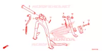 BEQUILLE pour Honda CG 160 FAN de 2019