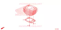 CYLINDRE pour Honda CG 160 FAN de 2019