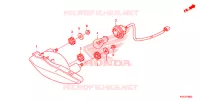 FEU ARRIERE pour Honda CG 160 FAN de 2019