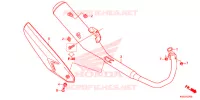 SILENCIEUX D'ECHAPPEMENT pour Honda CG 160 FAN de 2019