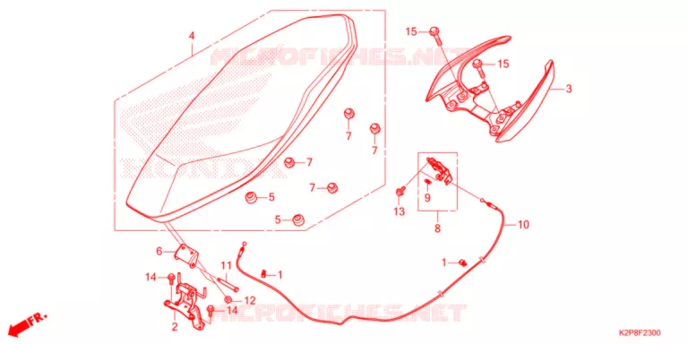 SELLE Honda MOTO 150 RS 2021  FS150FAN