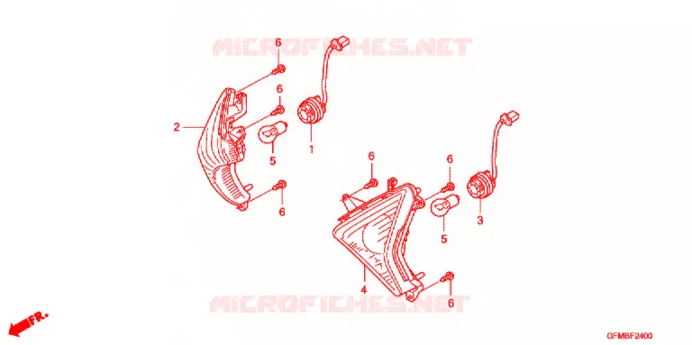 CLIGNOTANT AVANT Honda SCOOTER 110 LEAD 2012  NHX110C