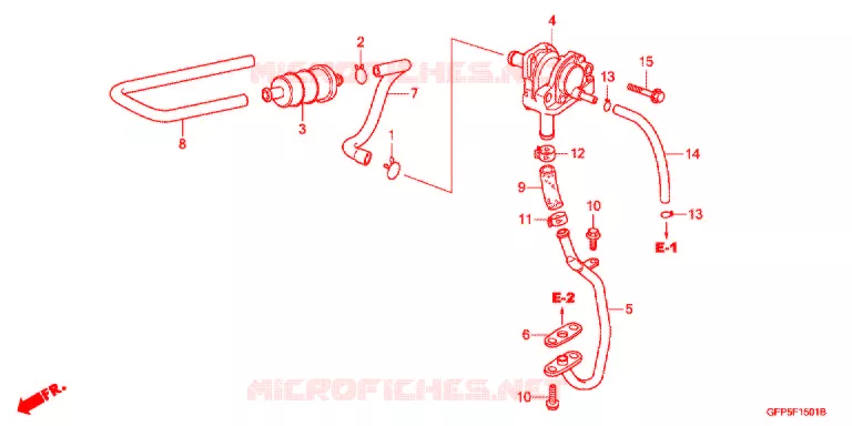 FILTRE A AIR - SOUPAPE D'AIR Honda MOTO 100 POP 2009  RF1009