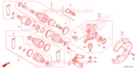 ARTICULATION AVANT / ARBRE DE COMMANDE  pour Honda FOURTRAX 420 RANCHER 4X4 DCT EPS de 2022