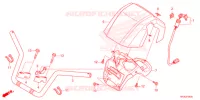 GUIDON pour Honda FOURTRAX 420 RANCHER 4X4 DCT EPS de 2022