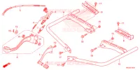 PEDALE   REPOSE PIED pour Honda FOURTRAX 420 RANCHER 4X4 DCT EPS de 2022
